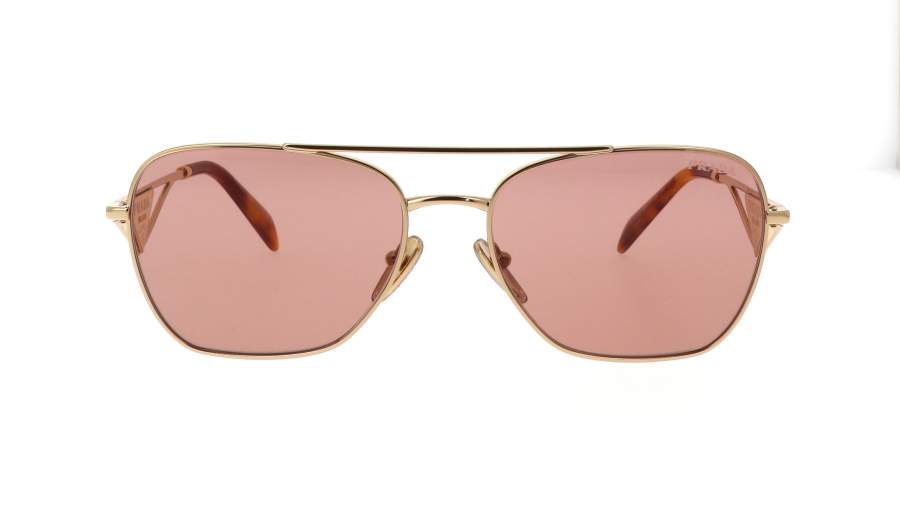 Sunglasses Prada PR A50S 5AK08M 59-17 Gold in stock