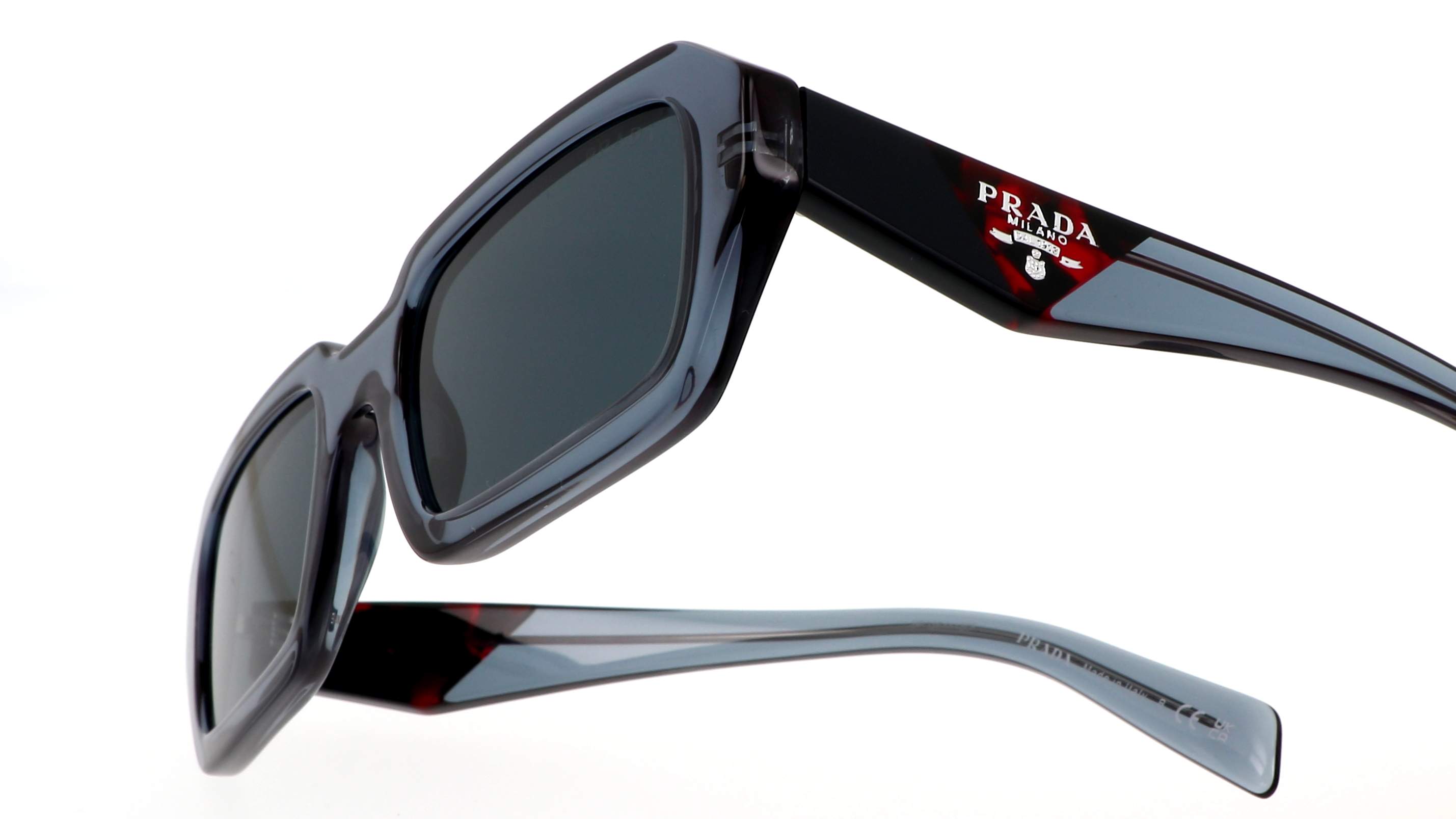 Sunglasses Prada PR A12S 19O70B 52-21 Transparent Blue in stock | Price ...