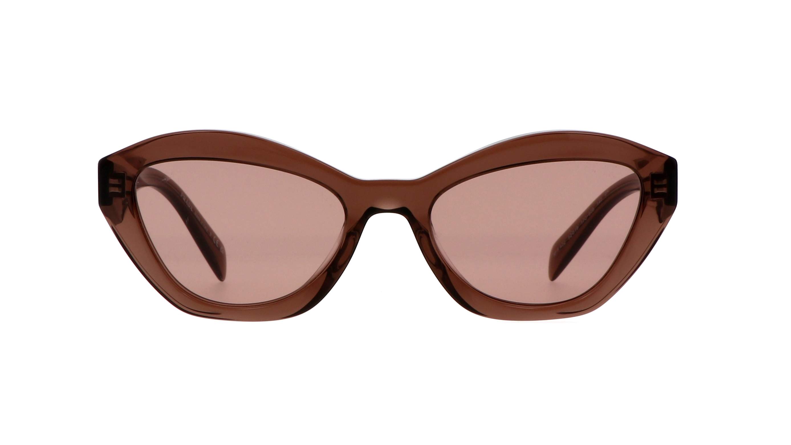 Sunglasses Prada PR A02S 17O60B 52-19 Brown transparent in stock ...