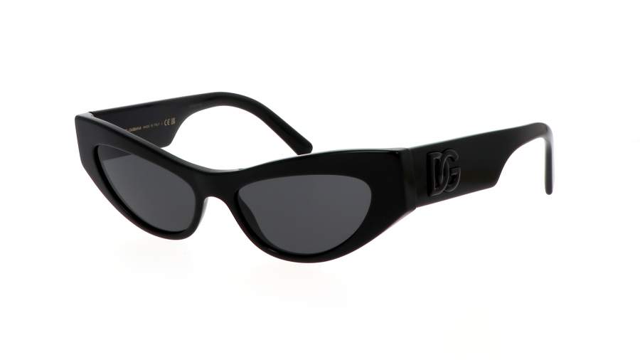 Dolce & Gabbana Dg 6185 501/87 Unisex Square Sunglasses Black/gold
