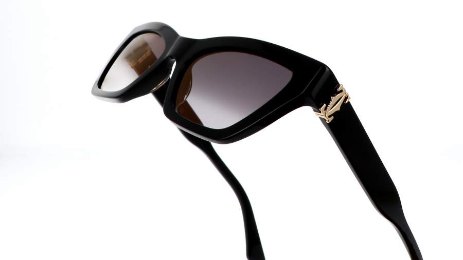 Sunglasses Cartier Contemporary CT0437S 001 53-18 Black | Visiofactory