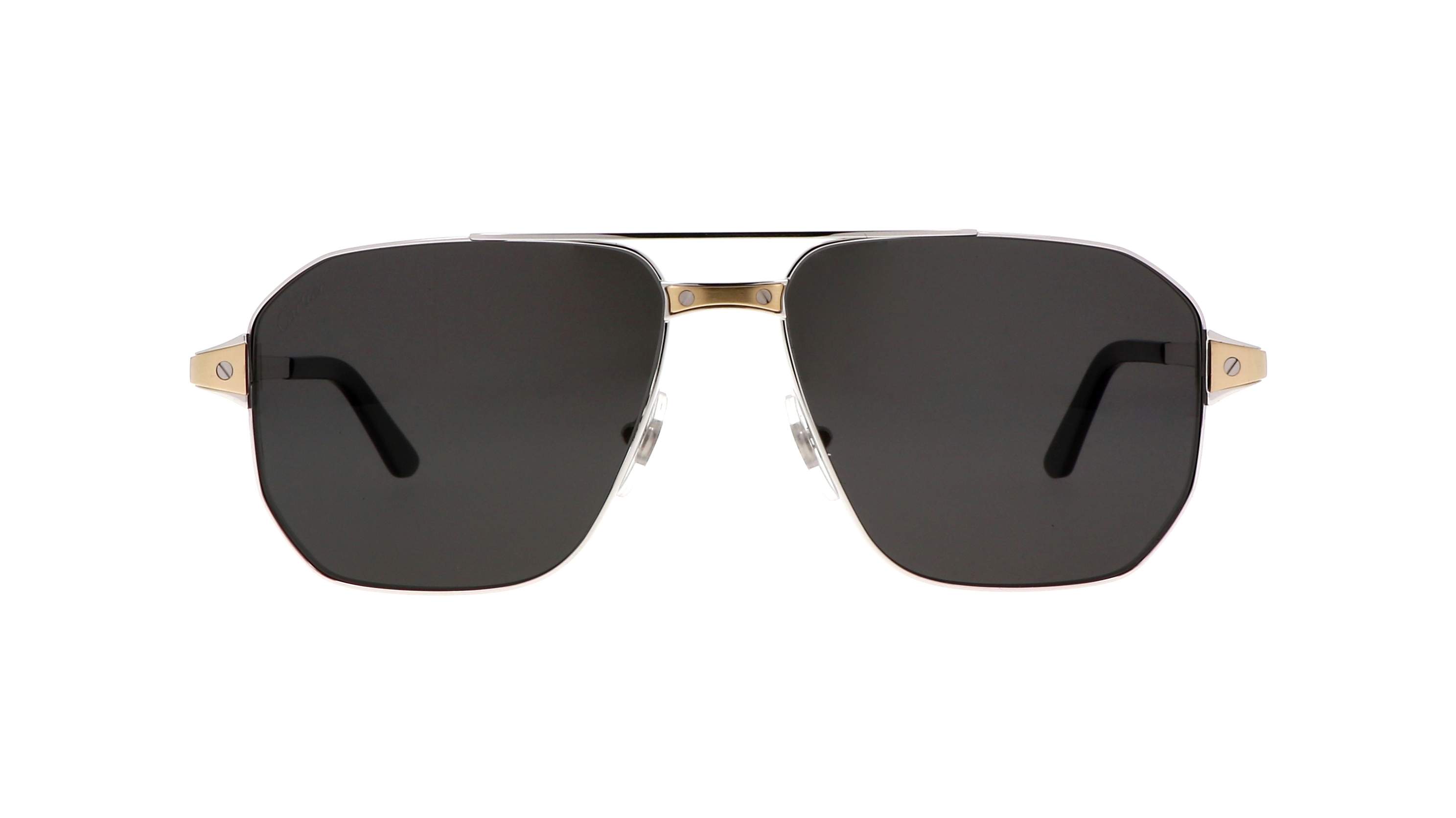 Sunglasses Cartier Exception CT0424S 001 59-15 Silver in stock | Price ...