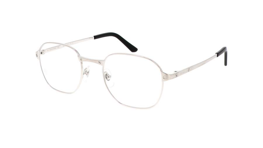 Brille Cartier Santos de Cartier CT0441O 002 51-21 Silber