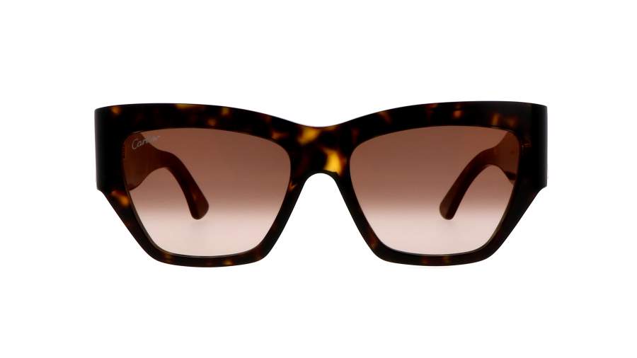 Sunglasses Cartier CT0435S 002 55-17 Tortoise in stock