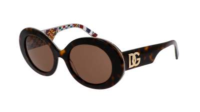 Sunglasses Dolce & Gabbana Dg Logo DG4448 321773 51-20 Havana on white barrow in stock