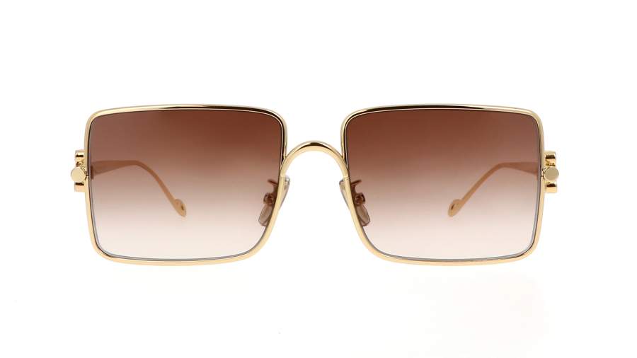 Sunglasses Loewe Anagram LW40106U 30F 56-17 Gold in stock