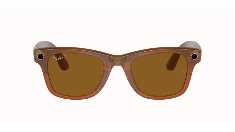 Sunglasses Ray-Ban Meta wayfarer RW4006 670683 50-22 Brown in stock