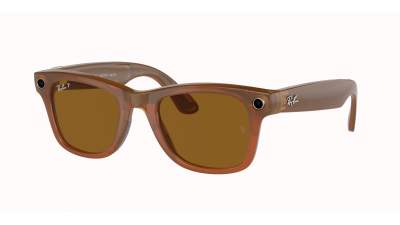 Sunglasses Ray-Ban Meta wayfarer RW4006 670683 50-22 Brown 