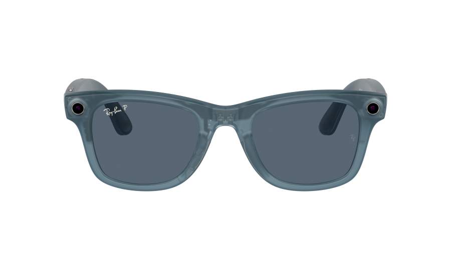 Sunglasses Ray-Ban Meta wayfarer RW4006 67552V 50-22 Dusty Blue in stock