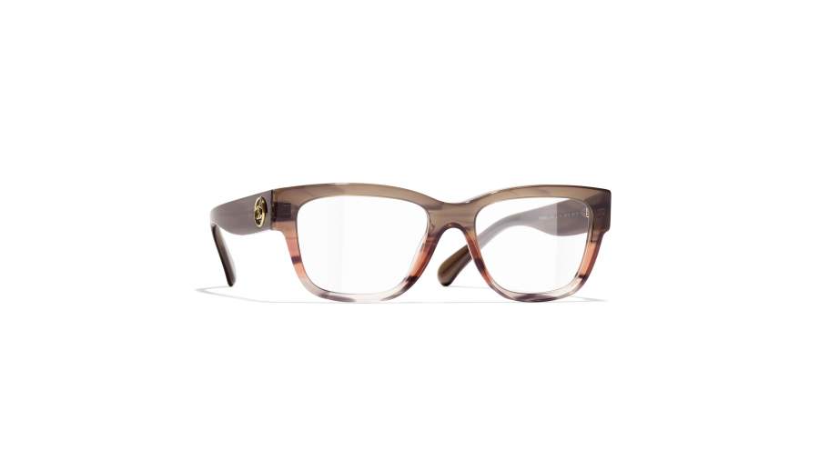Gafas graduadas CHANEL CH3455 1744 52-18 Brown Gradient Orange en stock