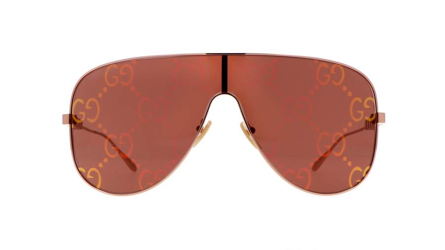 Sonnenbrille Gucci Lettering GG1436S 003 99-1 Gold auf Lager