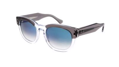 Sunglasses Ray-Ban Mega hawkeye RB0298S 1355/3F 53-21 Grey on transparent in stock