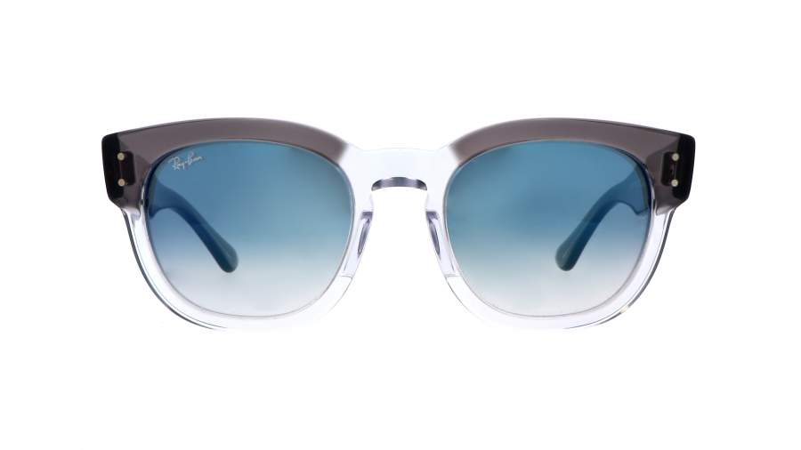 Sunglasses Ray-Ban Mega hawkeye RB0298S 1355/3F 53-21 Grey on transparent in stock