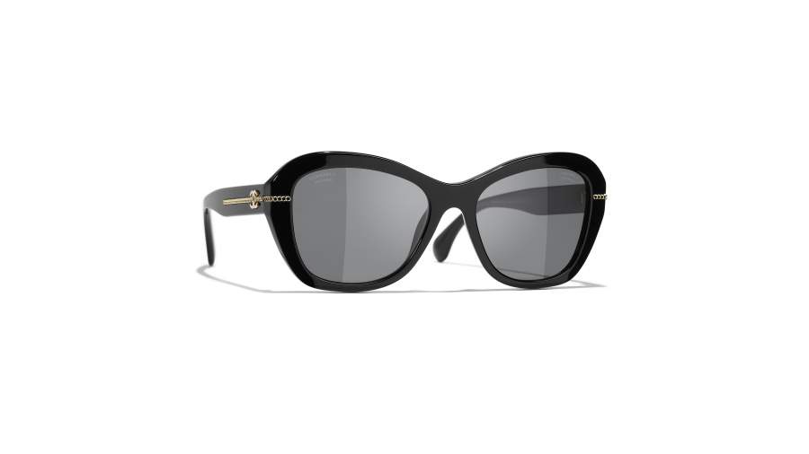 Sunglasses CHANEL CH5510 C622/T8 55-18 Black in stock