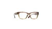 CHANEL CH3455 1743 52-18 Brown Gradient Olive