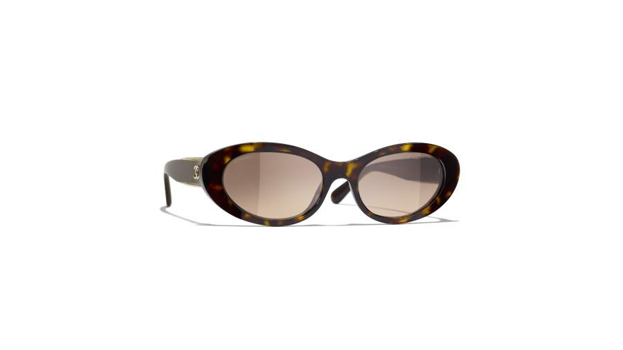 Occhiali da sole CHANEL CH5515 C71451 54-18 Dark havana in stock