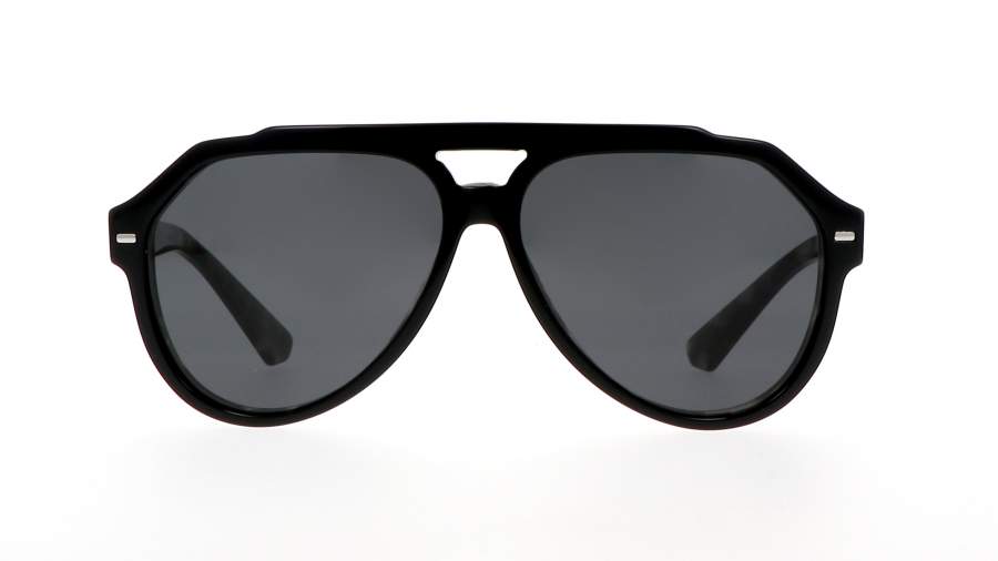 Sunglasses Dolce & Gabbana DG4452 3403/87 60-13 Black On Grey Havana in stock