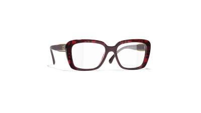 Lunettes de vue CHANEL CH3461 1665 53-17 Red Tweed en stock