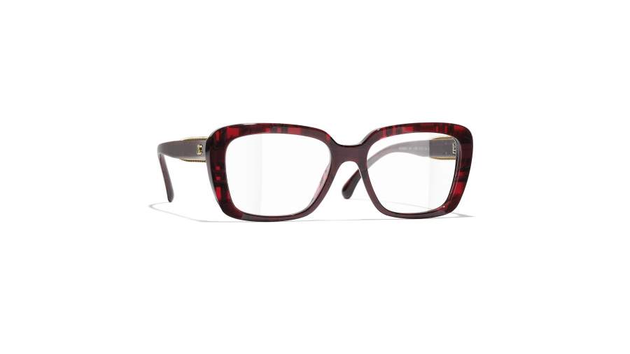 Eyeglasses CHANEL CH3461 1665 53-17 Red Tweed in stock