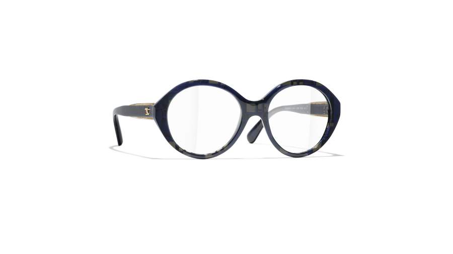 Eyeglasses CHANEL CH3459 1669 51-20 Blue Tweed in stock