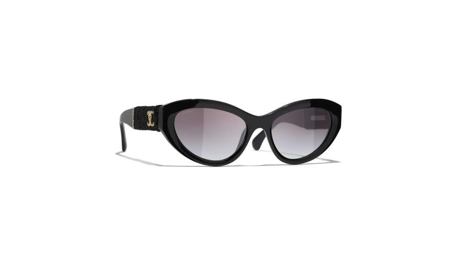 Sunglasses CHANEL CH5513 C622/S6 55-18 Black in stock