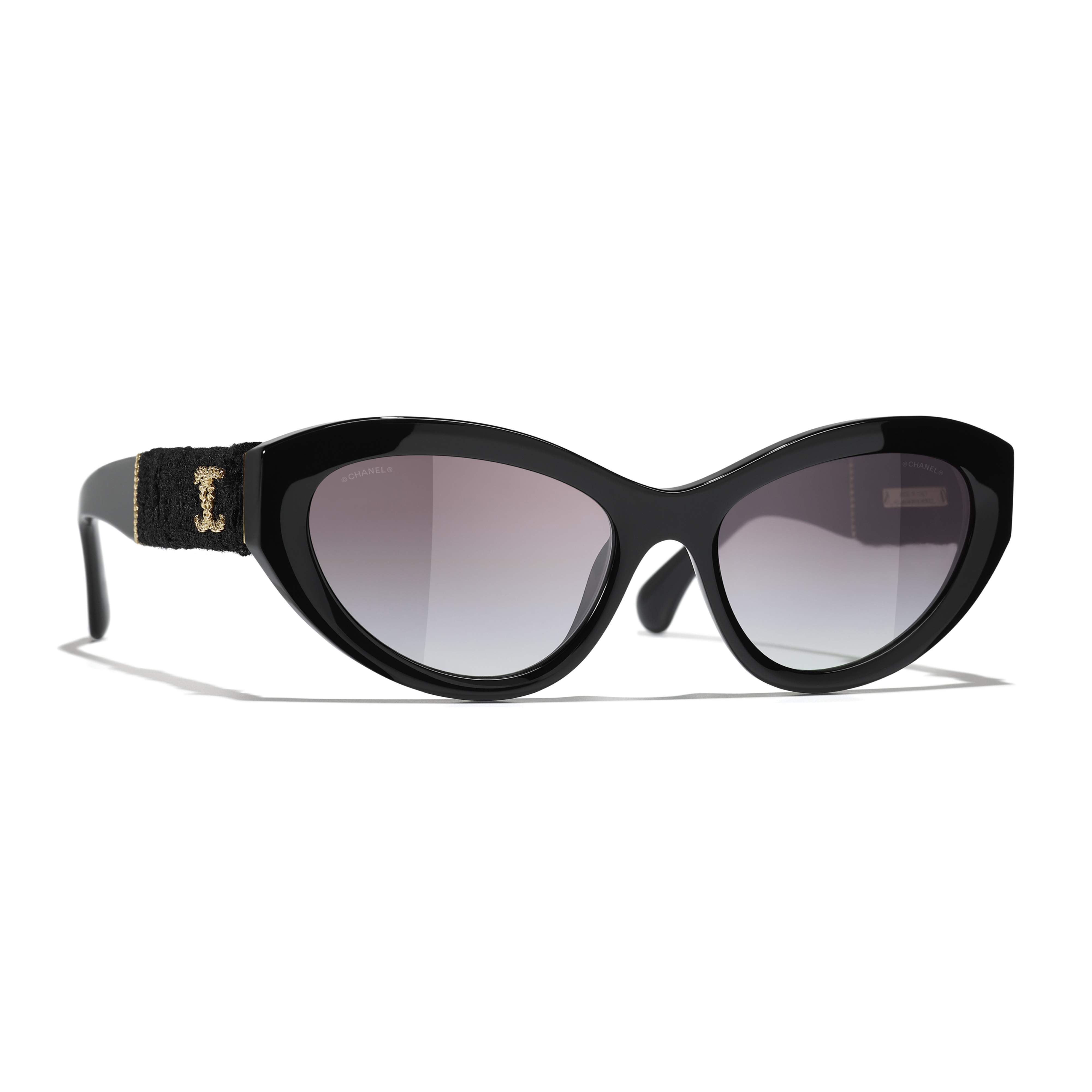 black sunglasses chanel