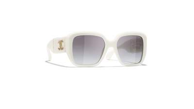 Sonnenbrille CHANEL CH5512 1255/S6 55-19 Weiß auf Lager