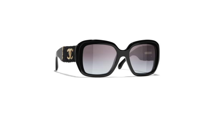 Sunglasses CHANEL CH5512 C622/S6 55-19 Black in stock