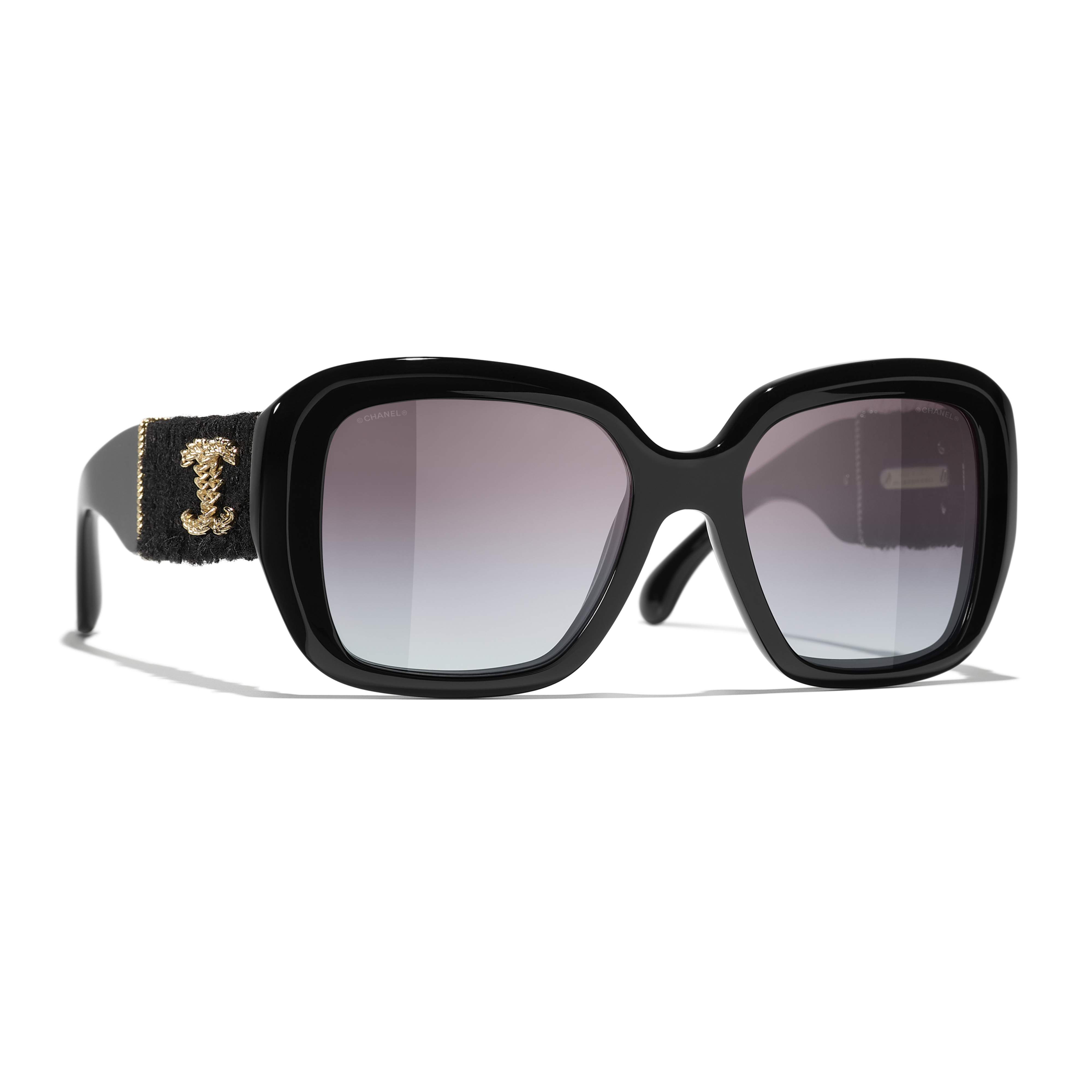 Sunglasses CHANEL CH5512 C622/S6 55-19 Black in stock, Price 516,67 €