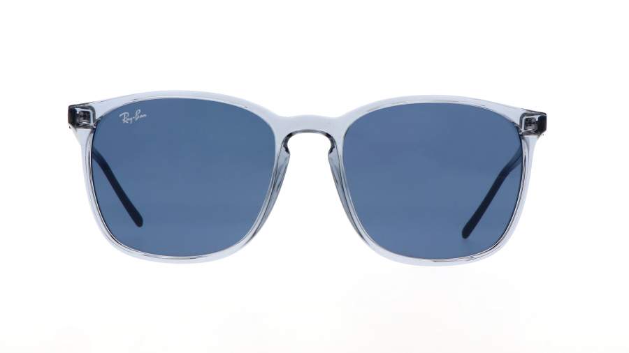 Sunglasses Ray-Ban RB4387 6399/80 56-18 Transparent Blue in stock