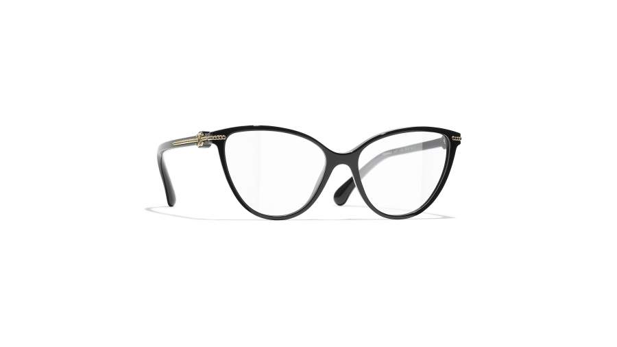 Eyeglasses CHANEL Chaîne CH3457 C622 53-16 Black in stock