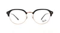 Ray-Ban RX7229 8322 53-20 Dark grey on rose gold