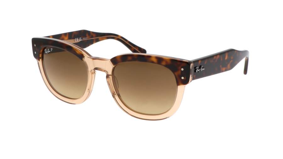 Occhiali da sole Ray-Ban Mega hawkeye RB0298S 1292/M2 53-21 Havana on transparent Brown in stock