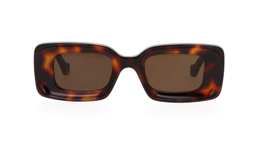Sunglasses Loewe Rectangular LW40101I 52E 46-22 Tortoise in stock