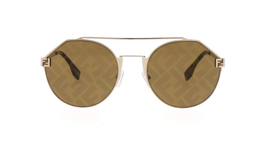 Sunglasses FENDI Sky FE40060U 10G 55-21 Gold in stock