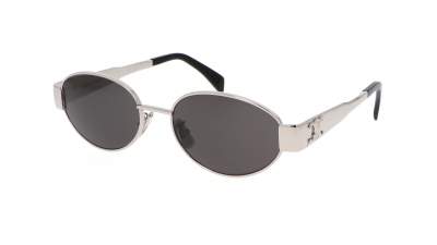 CELINE Triomphe metal CL40235U 16A 54-18 Srebrny