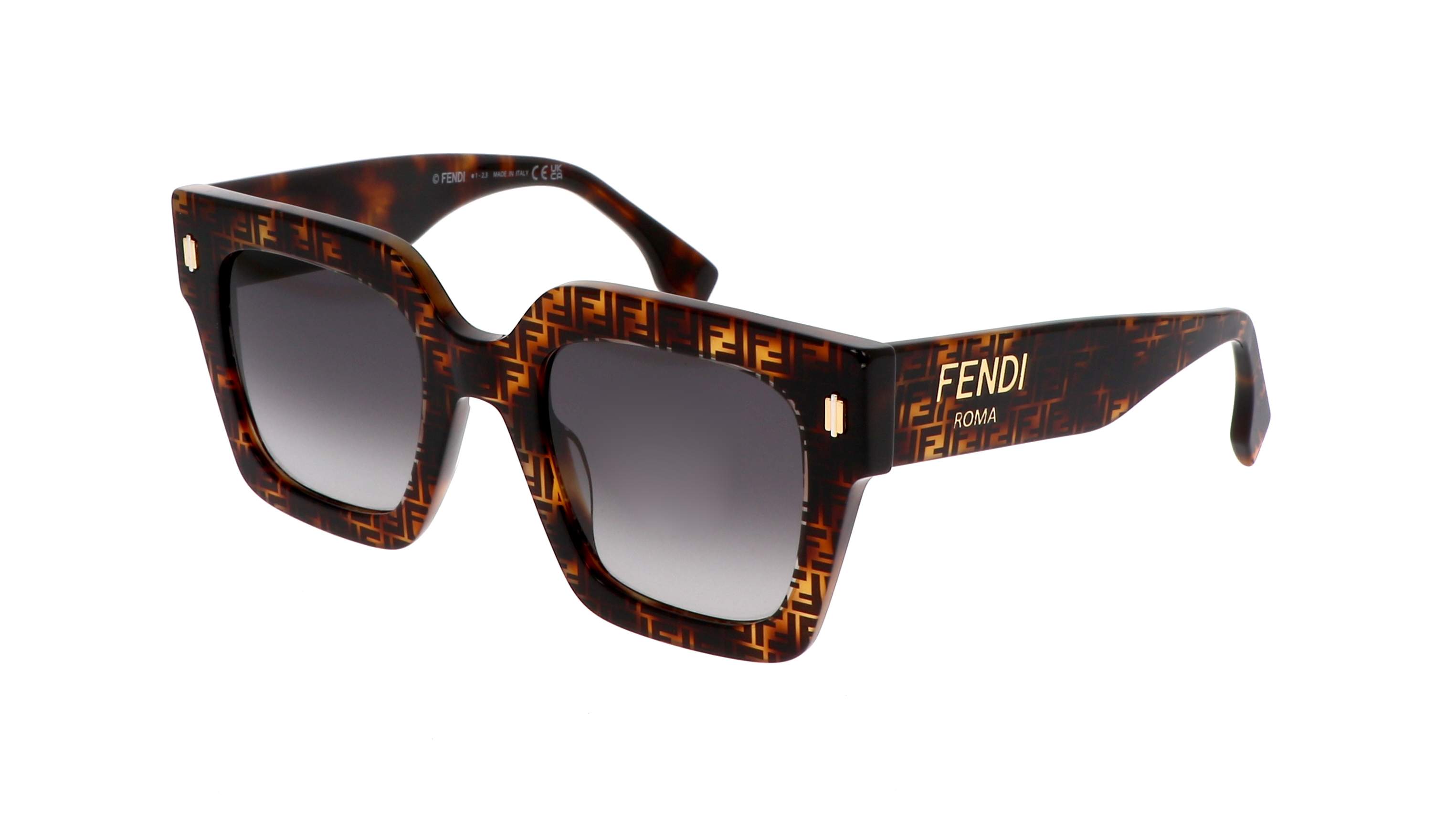 Sunglasses FENDI Roma FE40101I 55B 50-23 Havana in stock | Price 205,42 ...
