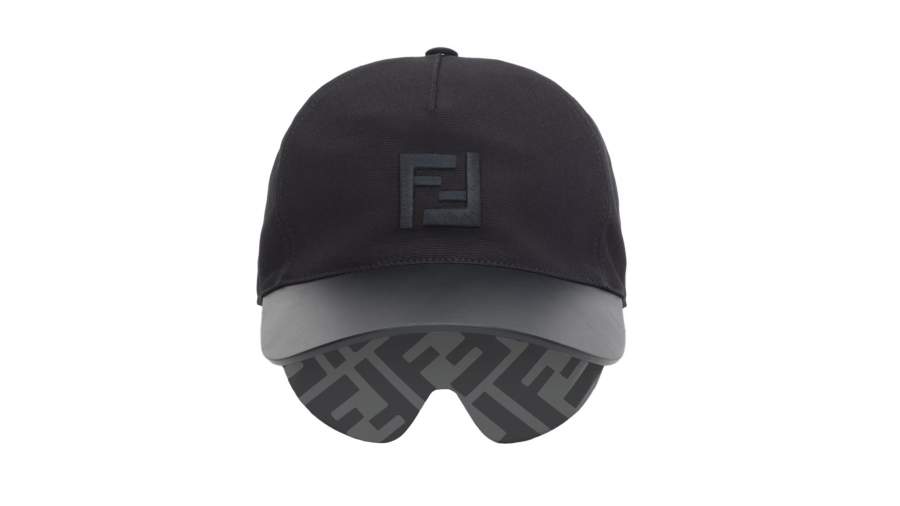 Fashion show cap FENDI Eyecap FE40022U 0002C in stock
