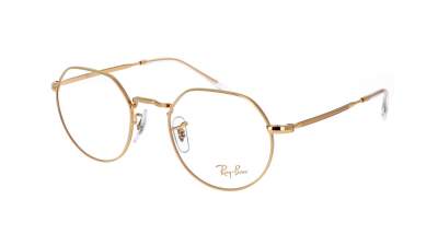 Brille Ray-Ban Jack RX6465 RB6465 3086 51-20 Gold auf Lager
