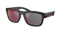 Prada Linea Rossa PS 01ZS DG008F 56-21 Caoutchouc noir