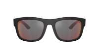 Prada Linea Rossa PS 01ZS DG008F 56-21 Caoutchouc noir