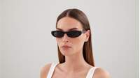 Saint Laurent New wave SL 557 SHADE 001 53-20 Sort