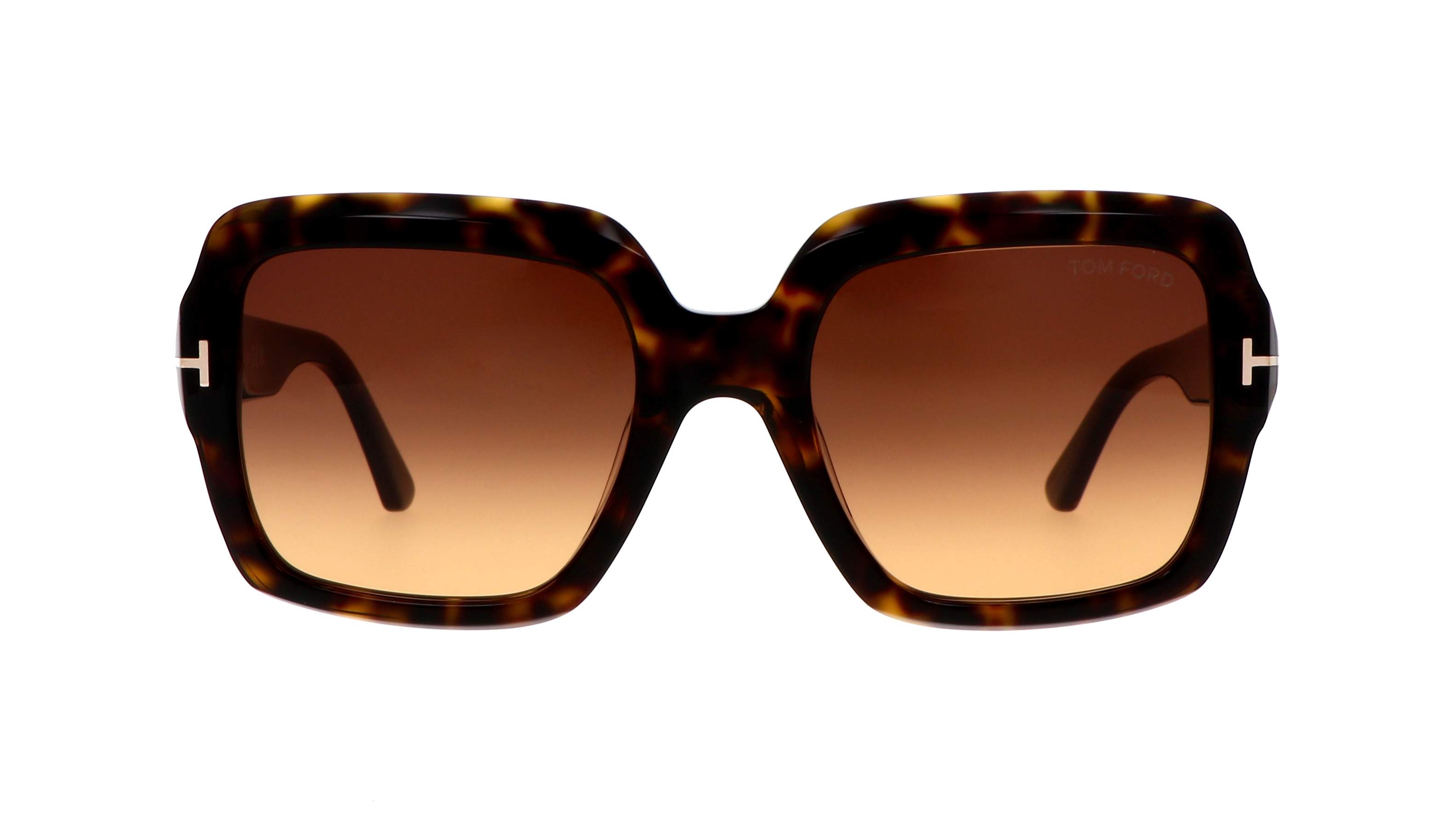 Lunettes De Soleil Tom Ford Sophia - Monture Marron, Verres Noirs - Neuf Sans étiquette, Avec Boîte