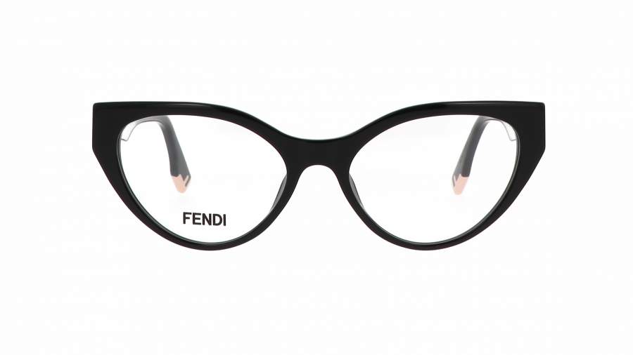 Brille FENDI FE50022I 001 53-17 Schwarz auf Lager