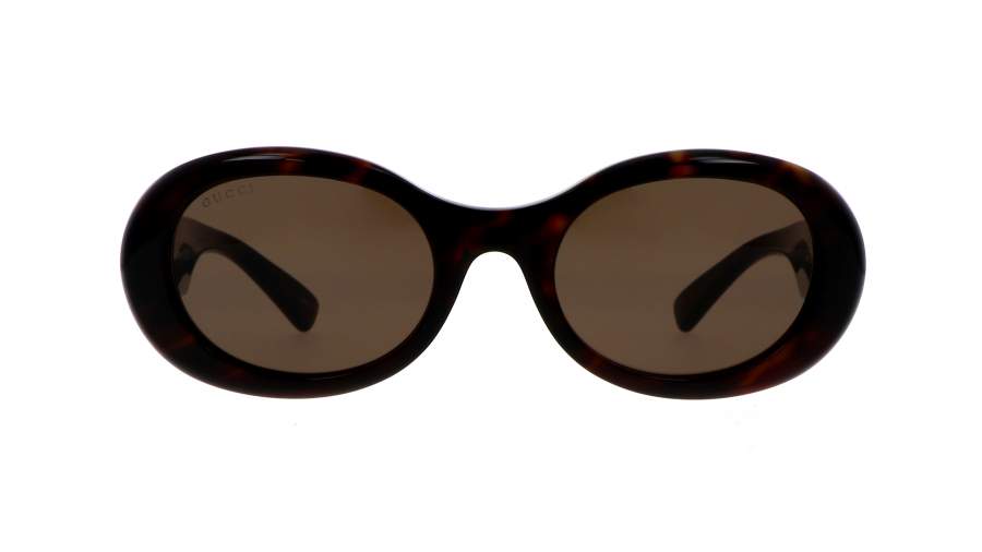 Sunglasses Gucci Lettering GG1587S 002 52-22 Havana in stock
