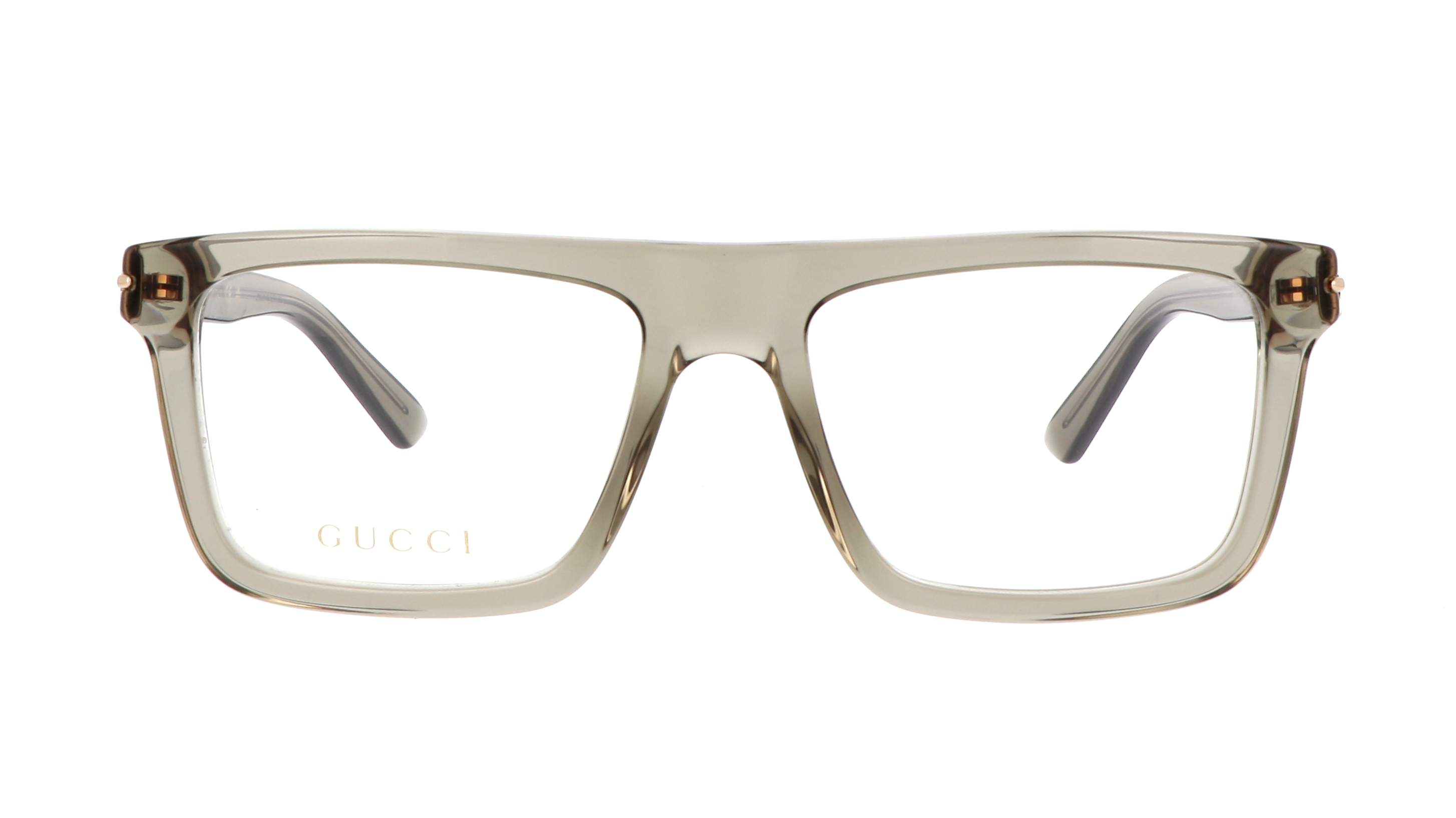 Eyeglasses Gucci Web GG1504O 004 54-18 Brown transparent in stock ...