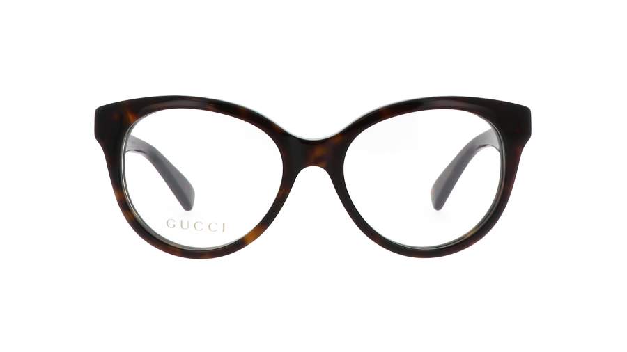 Eyeglasses Gucci Lettering GG1590O 005 52-18 Havana in stock