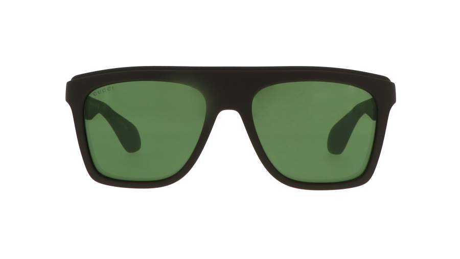 Sunglasses Gucci Lettering GG1570S 005 57-18 Kaki in stock