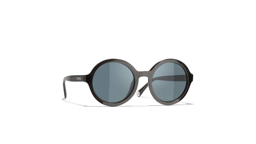 Sunglasses CHANEL CH5522U 1756/R5 51-21 Black Glitter in stock