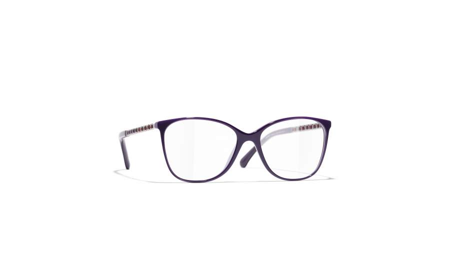 Eyeglasses CHANEL Chaîne Cc CH3408Q 1758 54-16 Purple in stock